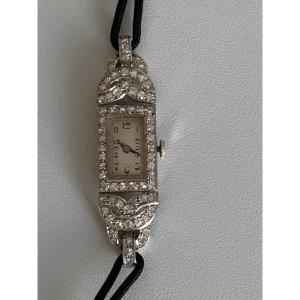 2856 – Montre Dame Diamants Vers 1925
