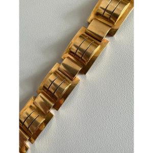 3178- Tank Bracelet Yellow Gold 65 G