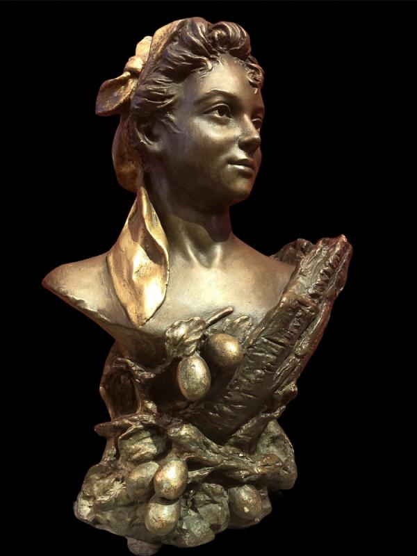 Art Nouveau Woman Bust