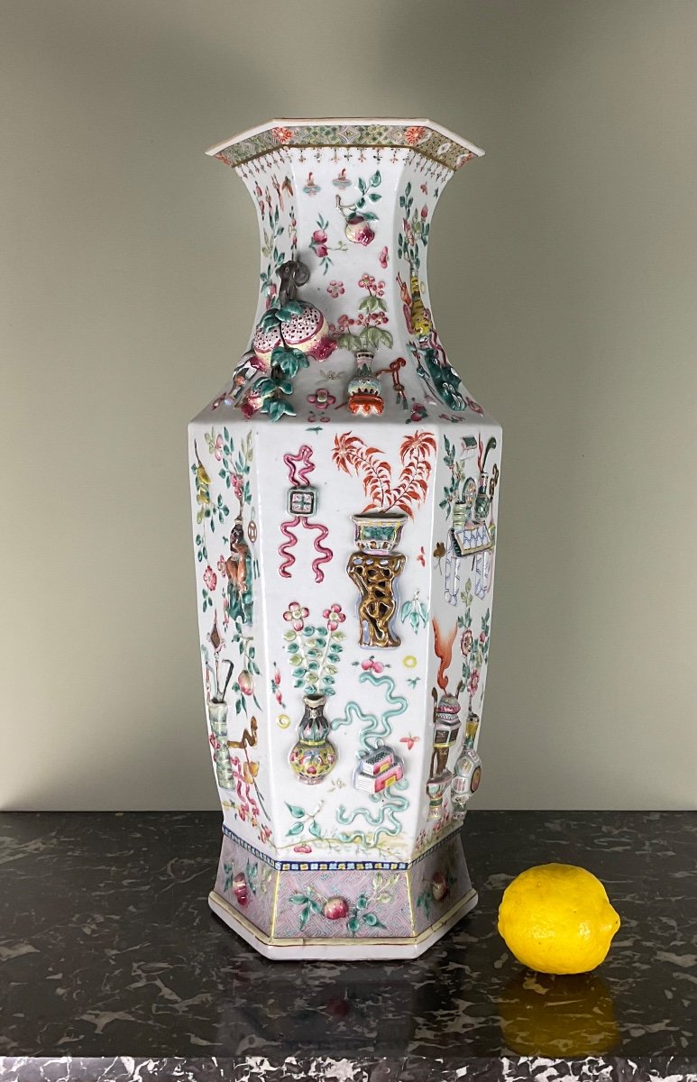 Vase Chinois, 19eme Siècle 