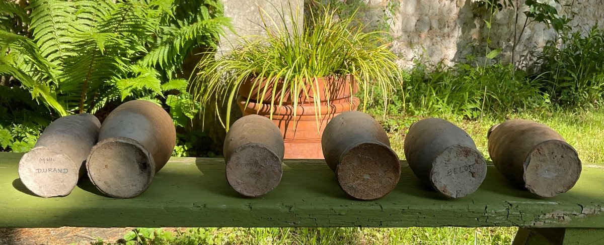 Six 18th Century Terracotta Bottles -photo-6