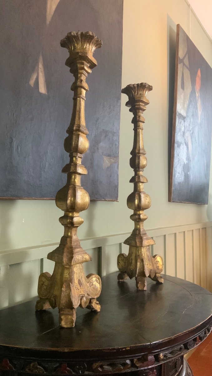 Pair Of Large Candlesticks-photo-2