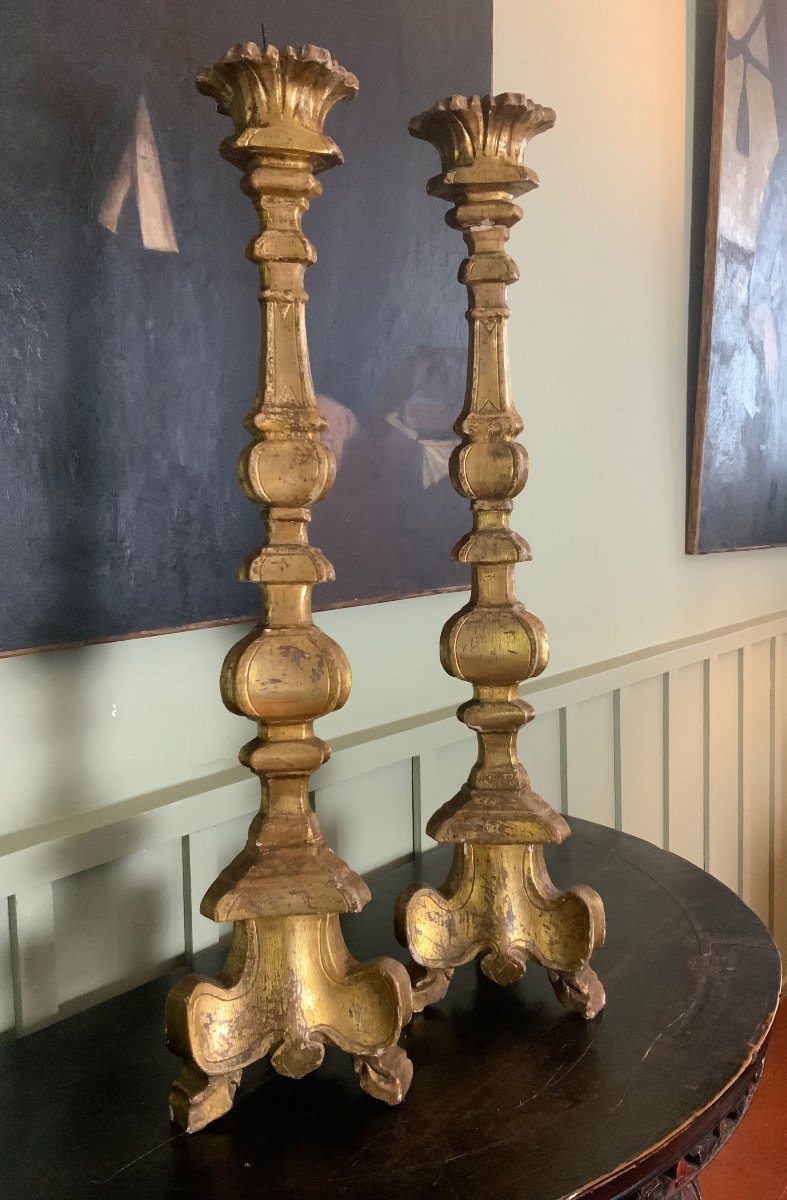 Pair Of Large Candlesticks-photo-3