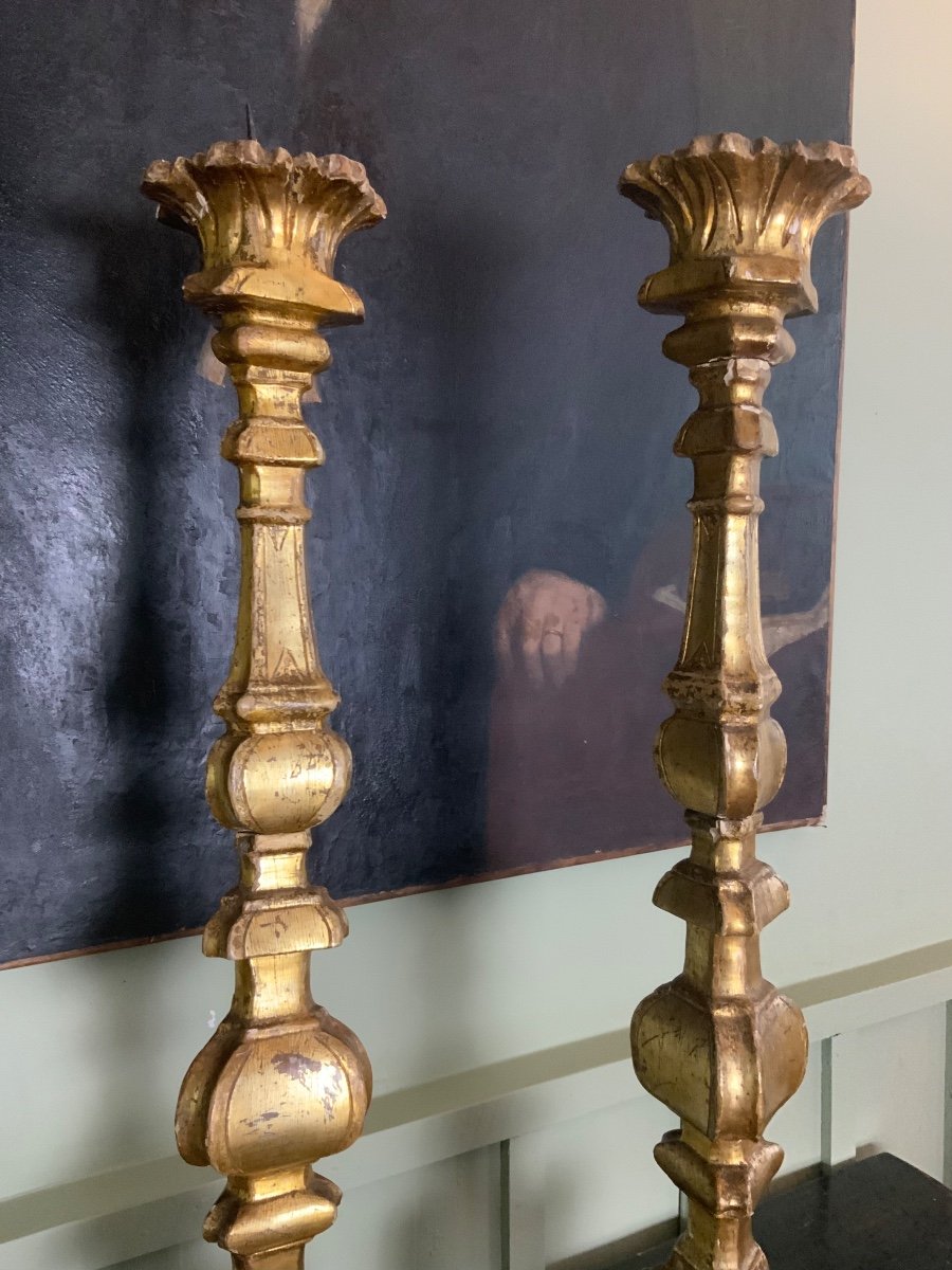 Pair Of Large Candlesticks-photo-1