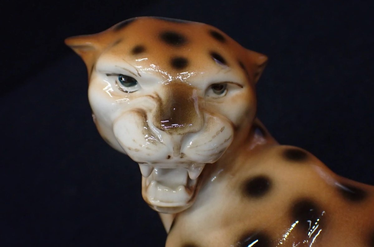 Four Ceramic Leopards -photo-3