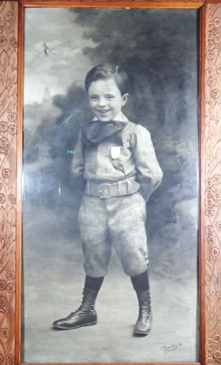 Full-length Portrait Of A Young Boy.