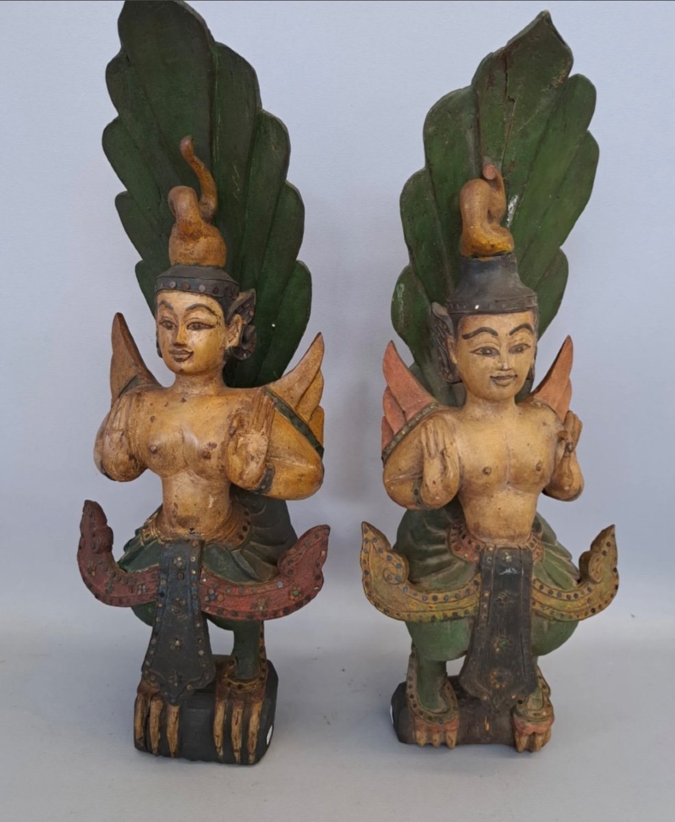 Pair Of Indonesian Deities 