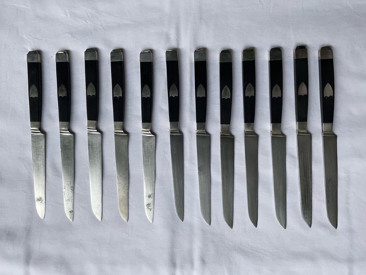 Twelve Grangeret Knives 