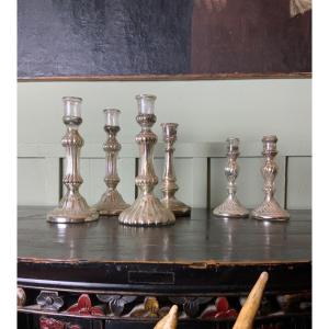 Six Mercury Candlesticks