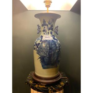 Pied De Lampe Chinois