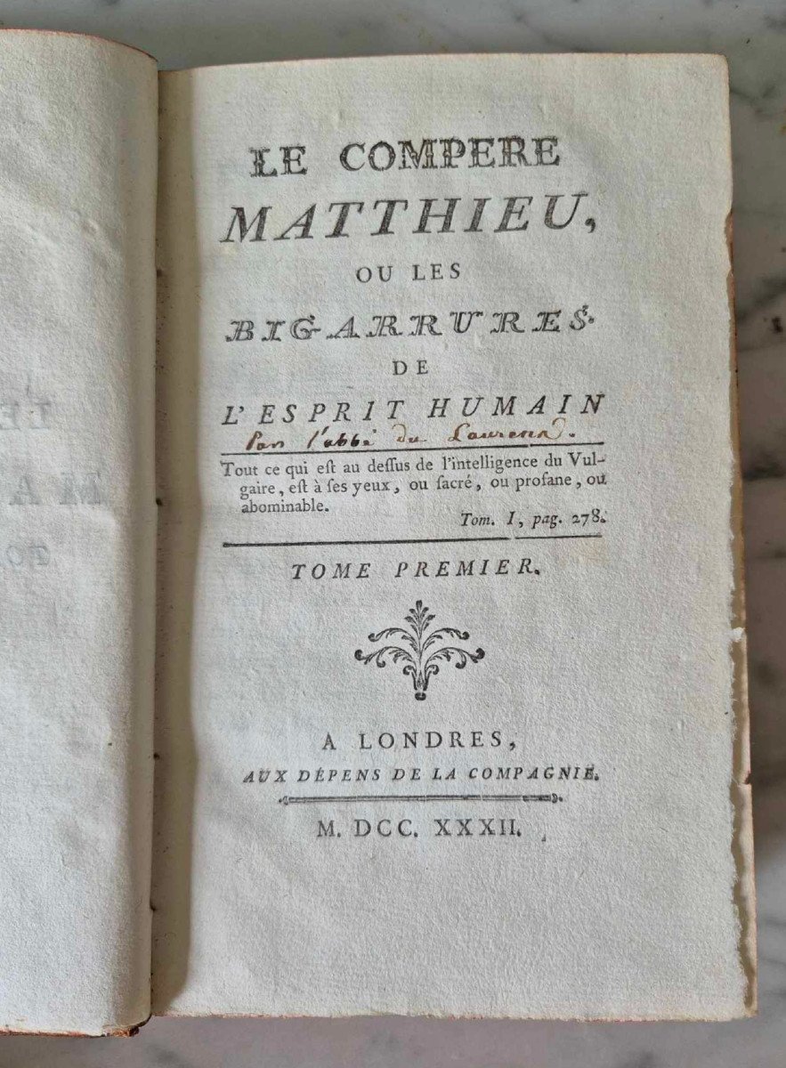 Le Compère Matthieu – 1732 – Aux Dépens de la Compagnie-photo-4