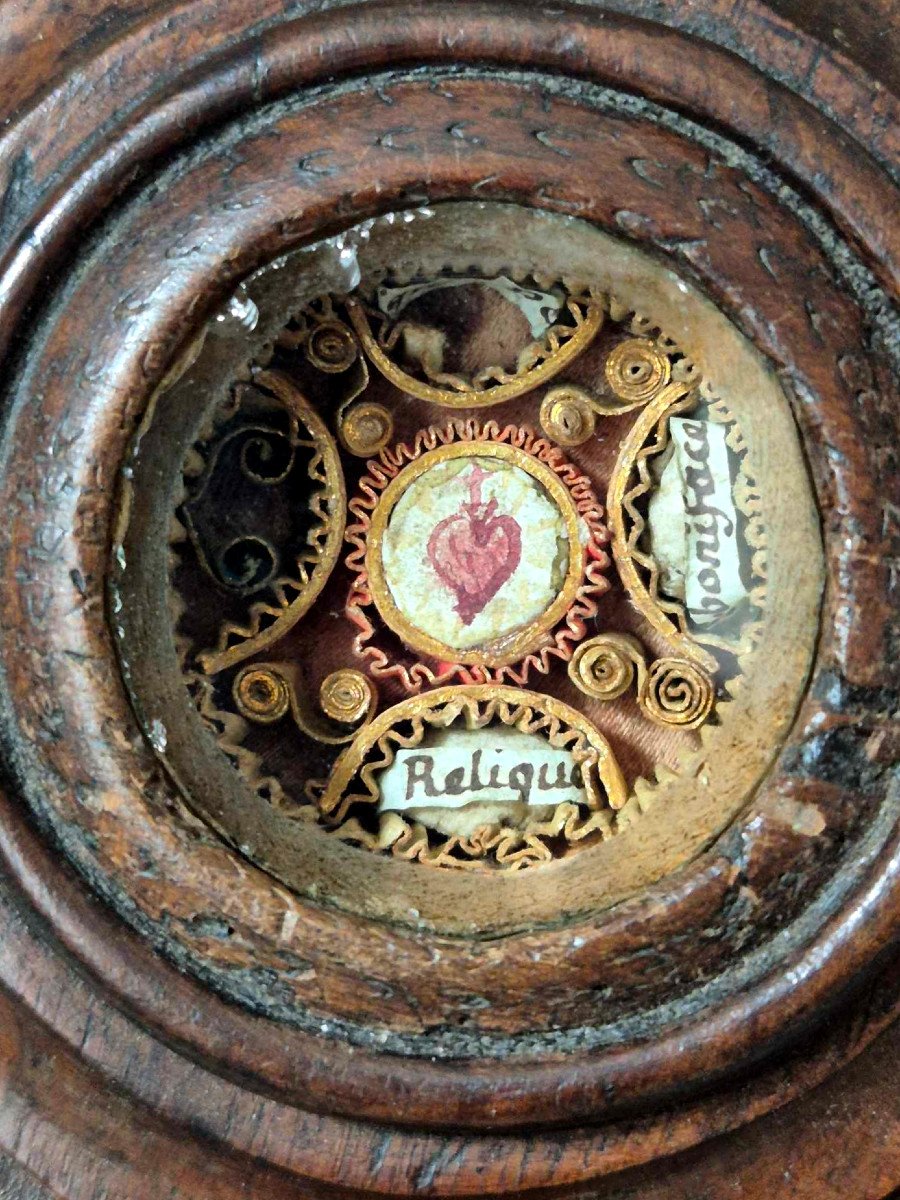 Reliquary Holy Water Font With Quills From Brittany-photo-2