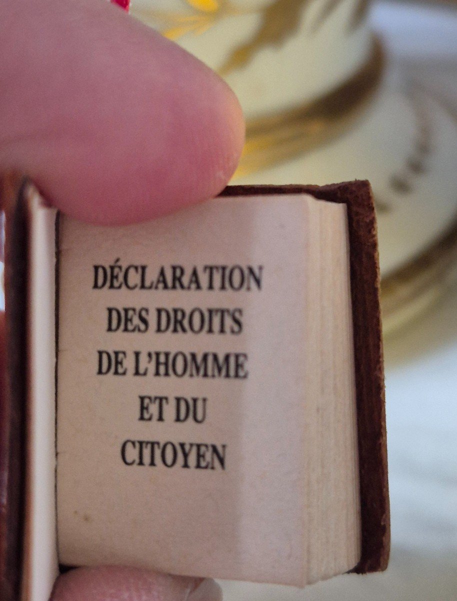 Livre Miniature D&eacute;claration des Droits de l&#039;Homme et du Citoyen 1789-1989-photo-3