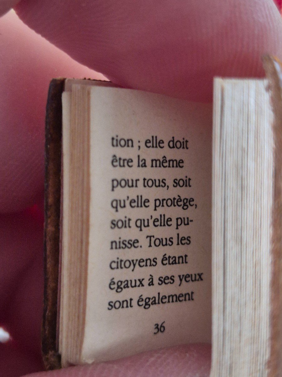 Livre Miniature D&eacute;claration des Droits de l&#039;Homme et du Citoyen 1789-1989-photo-4