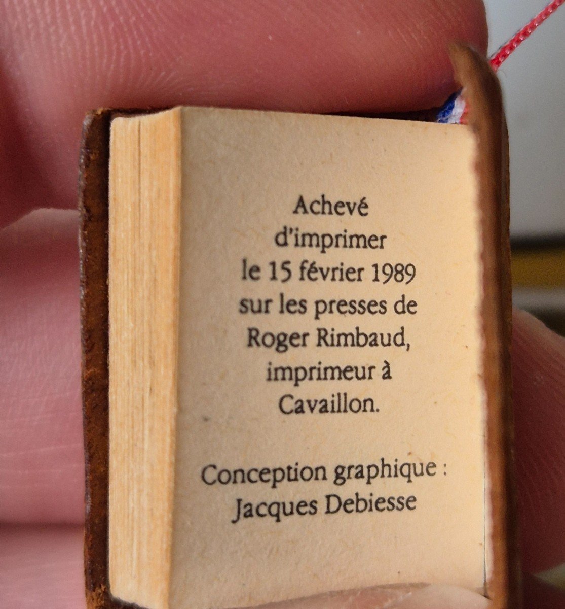 Livre Miniature D&eacute;claration des Droits de l&#039;Homme et du Citoyen 1789-1989-photo-3