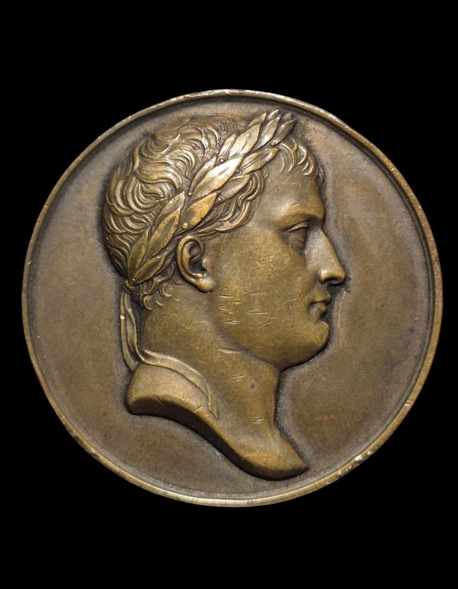 La Mort de Napoléon 1er en 1821 Médaille de bronze