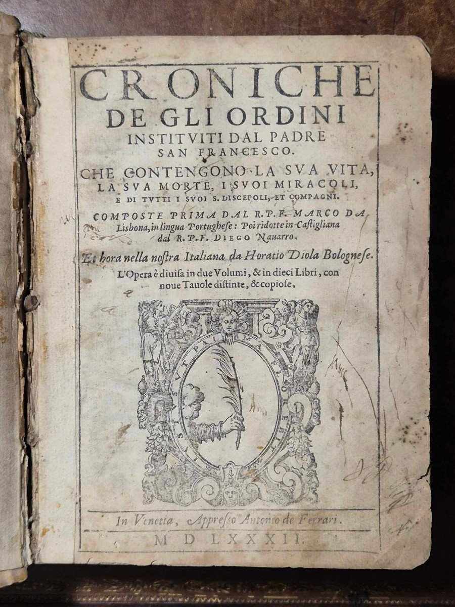 1582 - Marco Da Lisboa - Croniche Degli Ordini Insituiti-photo-3