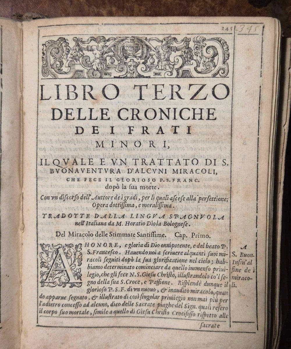 1582 - Marco Da Lisboa - Croniche Degli Ordini Insituiti-photo-4