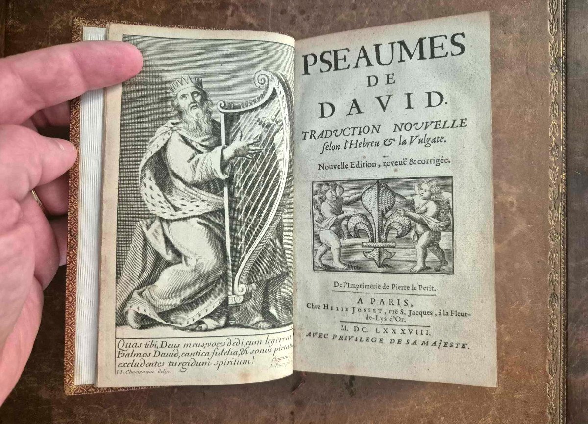 1688 - Psalms Of David - Old Religious Book