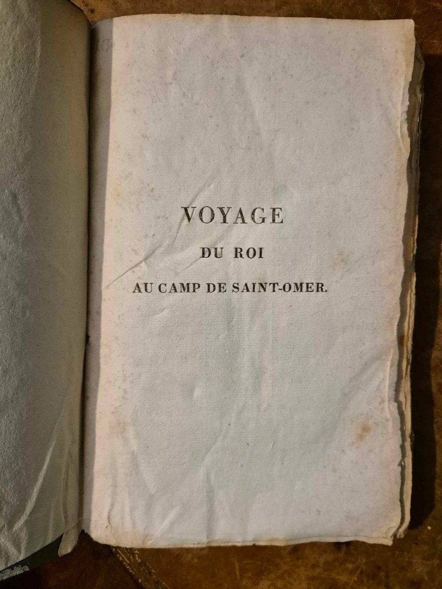 1827 Charles X - Voyage du Roi au camp de Saint-Omer - Edition Originale-photo-1