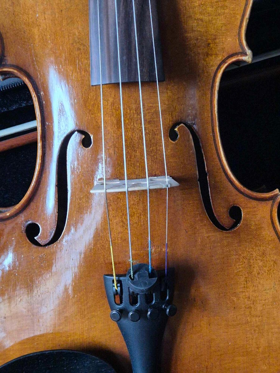 German Violin Circa 1920-1930 Markneukirchen Type - Perfect Playing Condition -photo-4