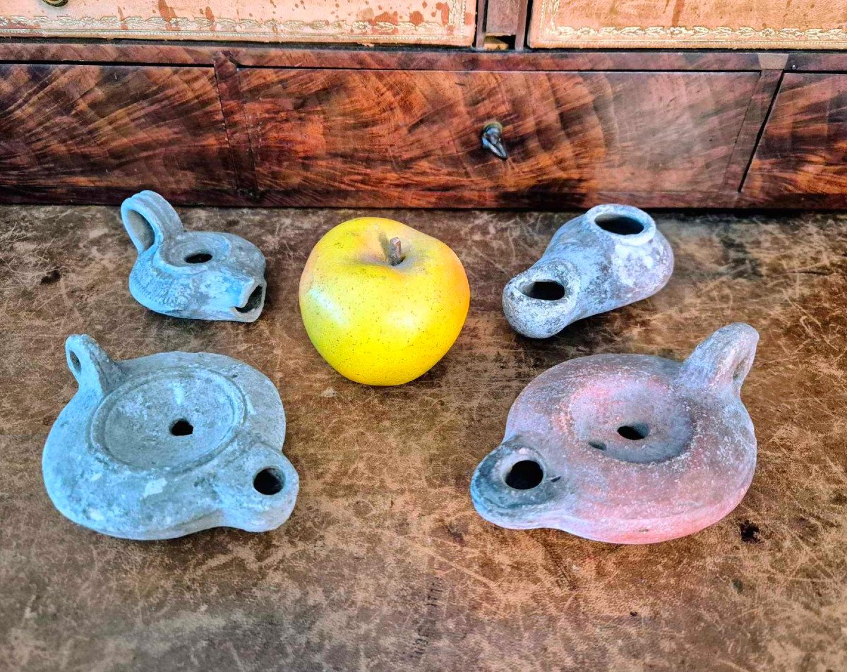 Roman Terracotta Oil Lamps 