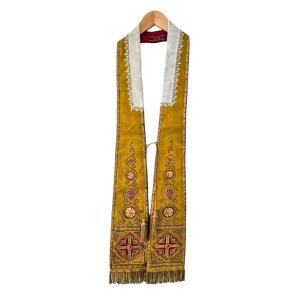 Priest's Stole - Embroidery And Metallic Threads Brittany