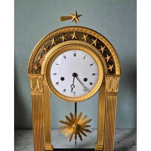 Mysterious Empire Period Clock – Portico Clock Attributed To Lepaute