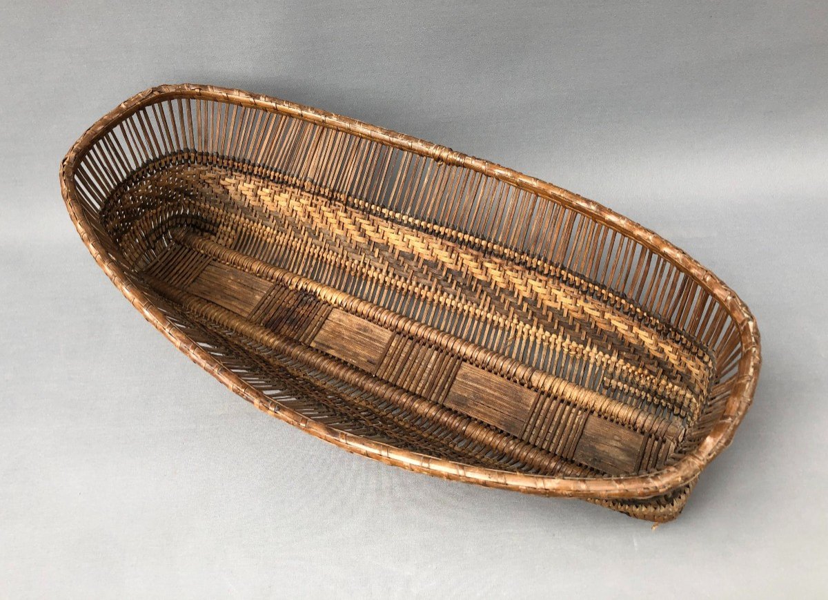 Hanakago, Japanese Ikebana Basket, 19th Century-photo-2