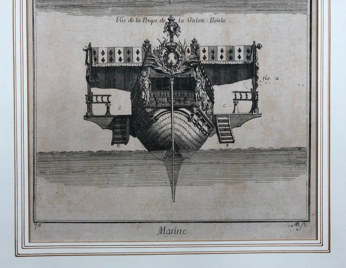 Marine Engraving, 19th Century Or Before-photo-4