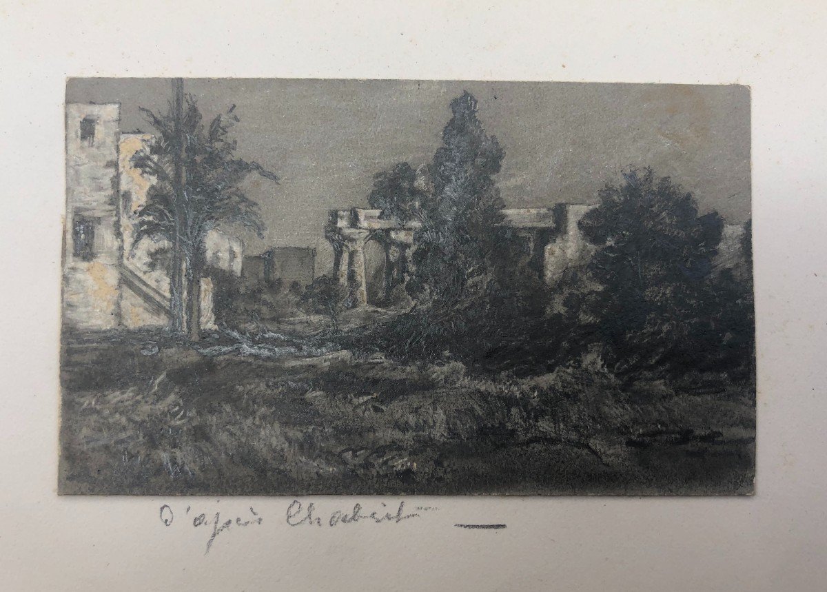 Four Small Drawings After 19th Century Masters-photo-4