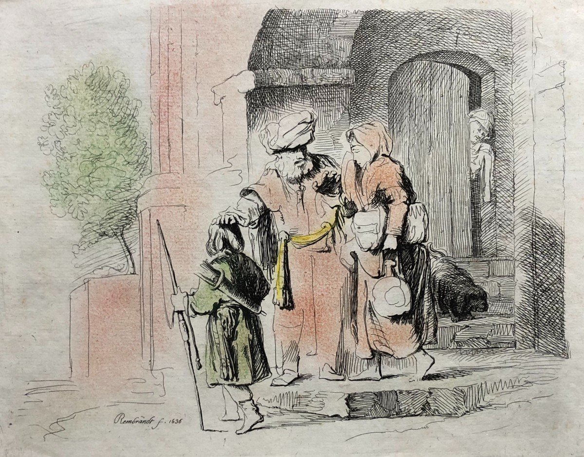  Engraving After Rembrandt