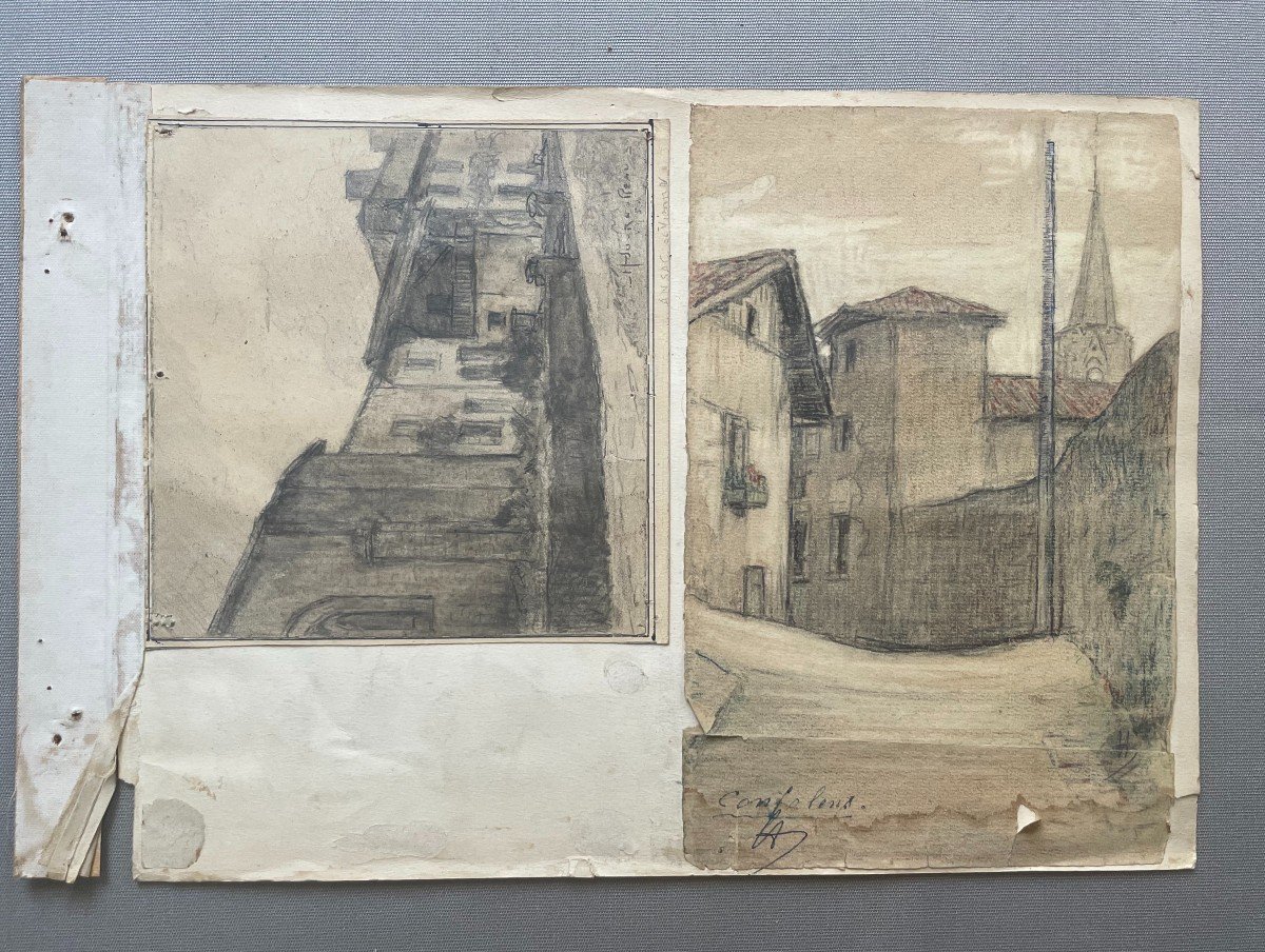 Henri Journolleau, Charente, 20 Dessins Et Croquis-photo-4