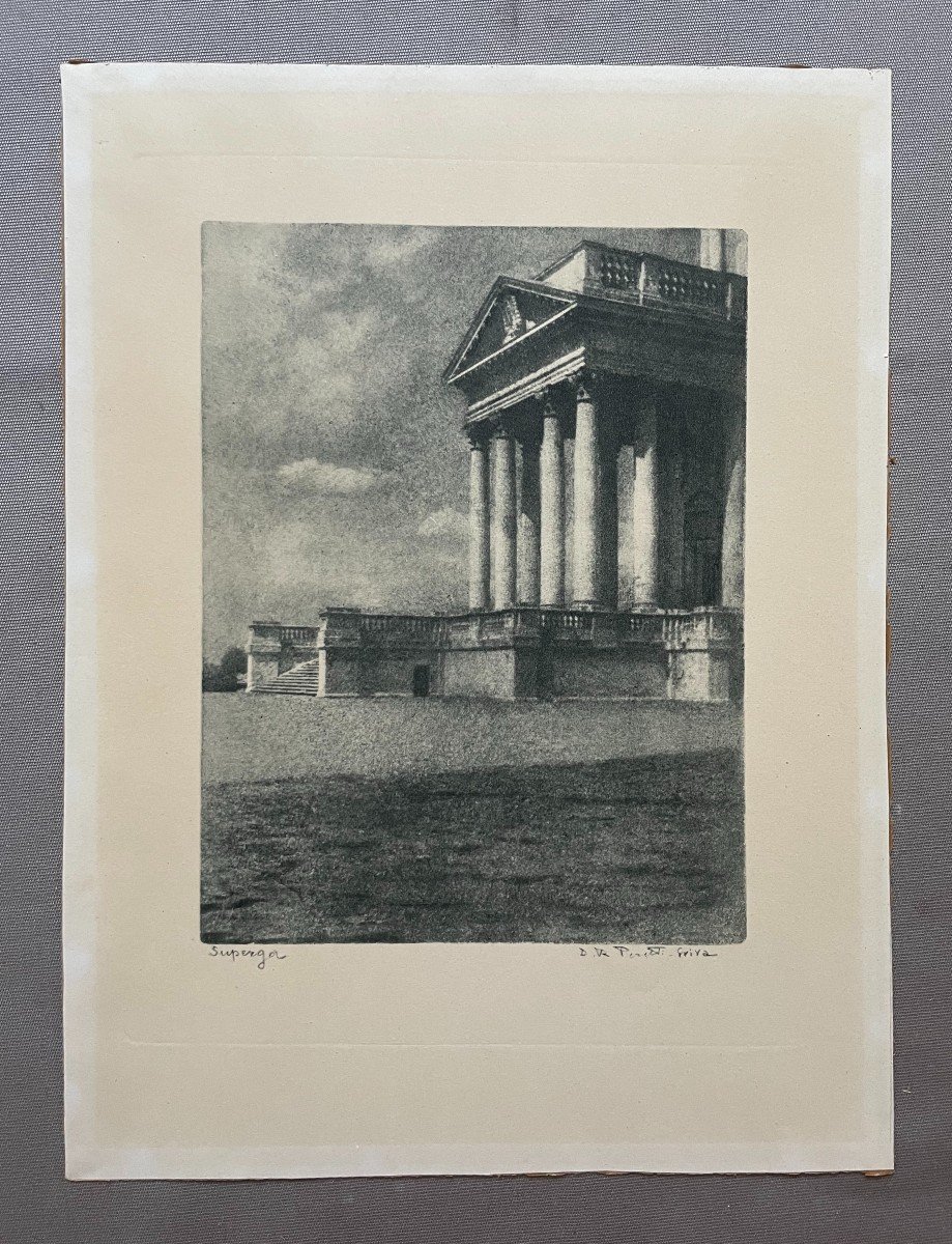 Domenico Ricardo Peretti-Griva, Turin, La Basilique De Superga, Procédé Photographique-photo-2