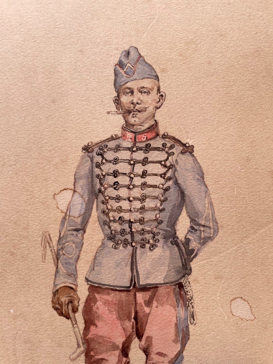 Beaugard, Soldat, Aquarelle-photo-4