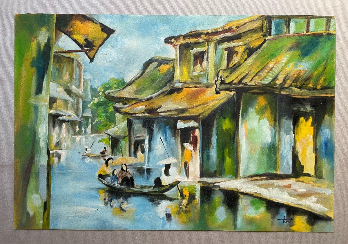 Vietnamese Painting, Signature To Identify-photo-2