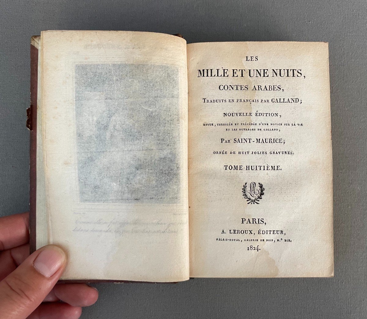 Antoine Galland, Les Mille Et Une Nuits, Contes Arabes, Paris, A. Leroux, 1824-photo-8