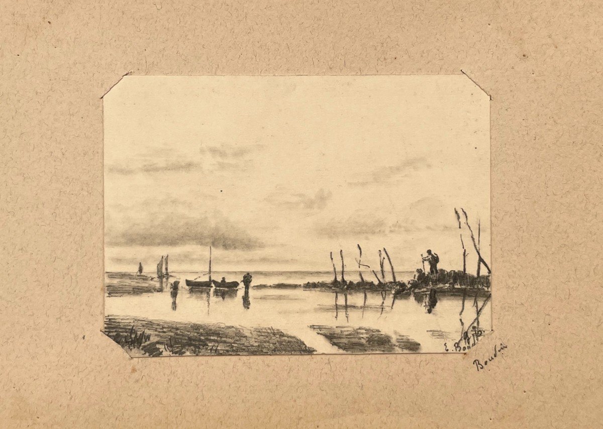 8 Small Drawings After 19th Century Painters-photo-4