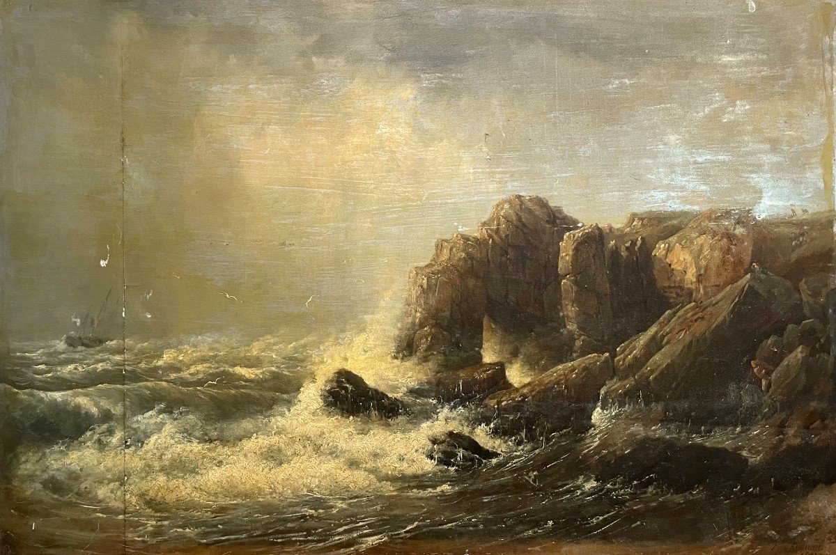 Frédéric F. d'Andiran, Shipwreck At Penmarch