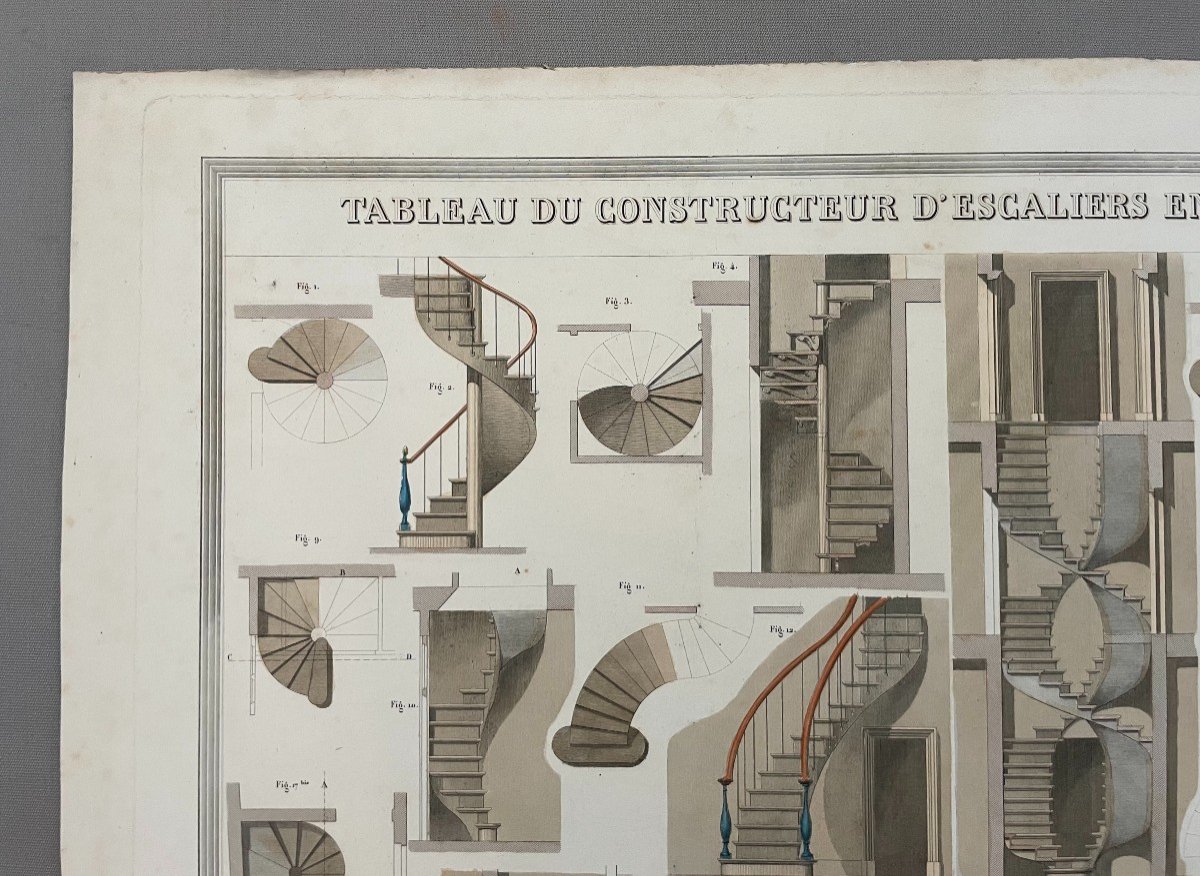 Stair Builder's Table, Educational Board, Maison Basset, Paris-photo-2