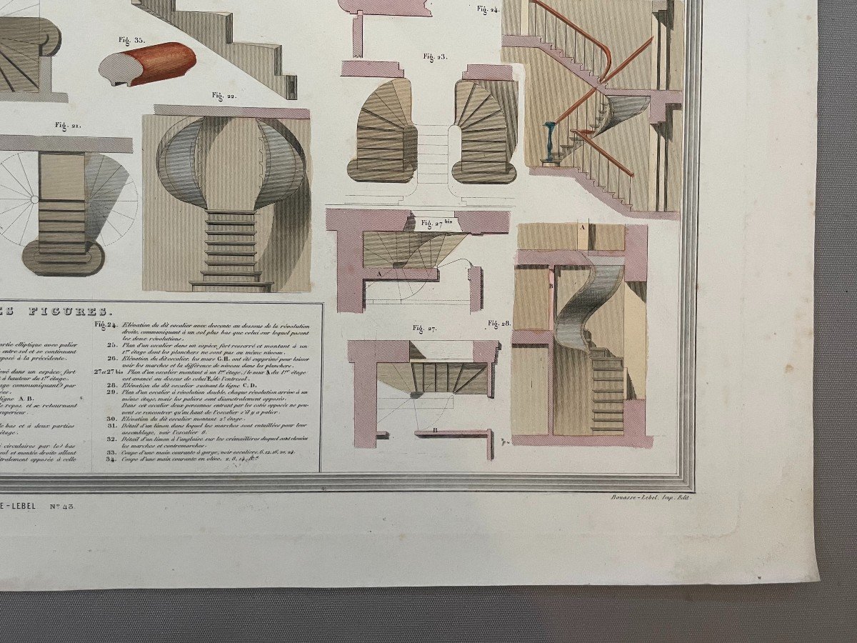 Stair Builder's Table, Educational Board, Maison Basset, Paris-photo-4