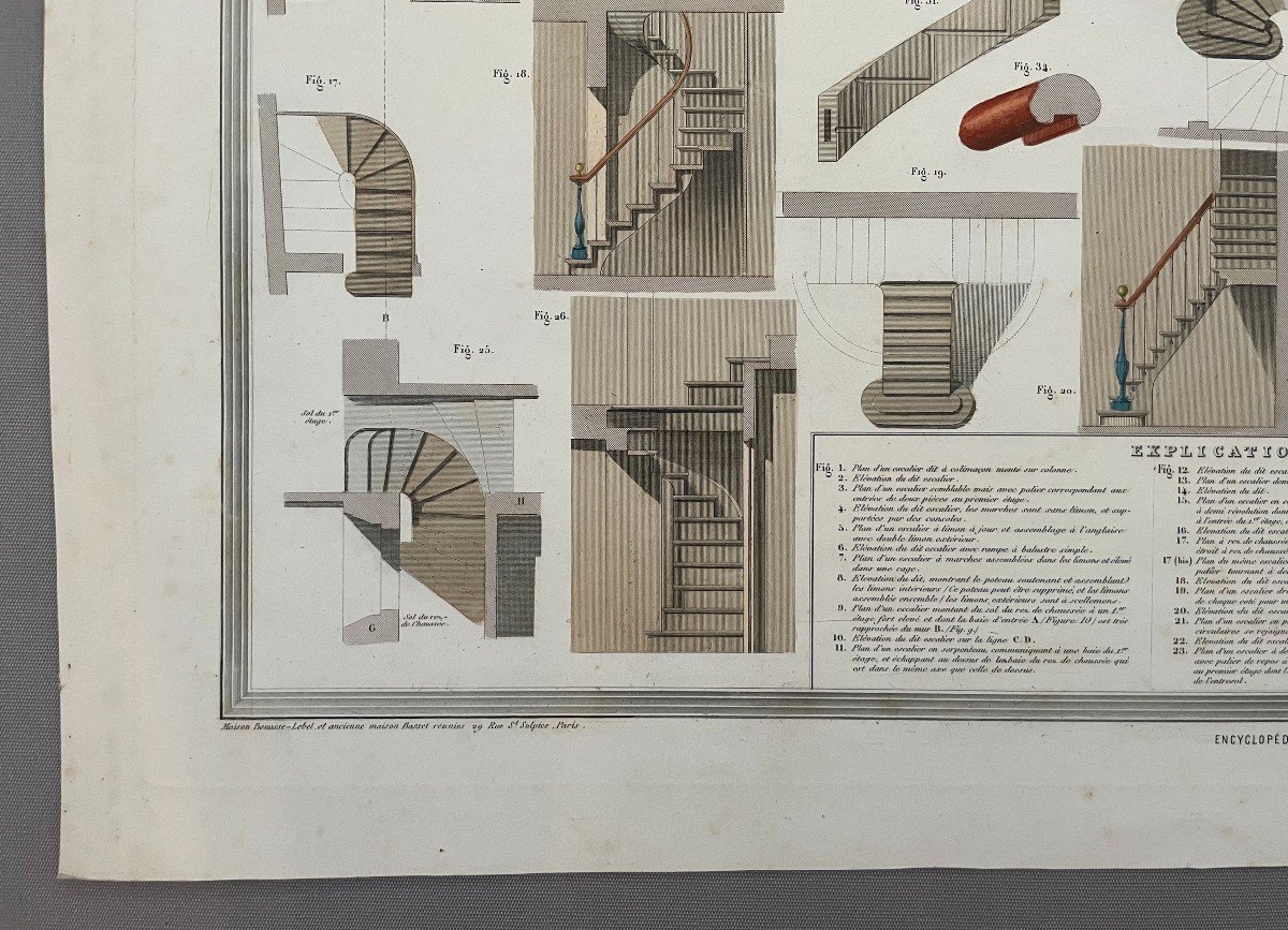 Stair Builder's Table, Educational Board, Maison Basset, Paris-photo-1