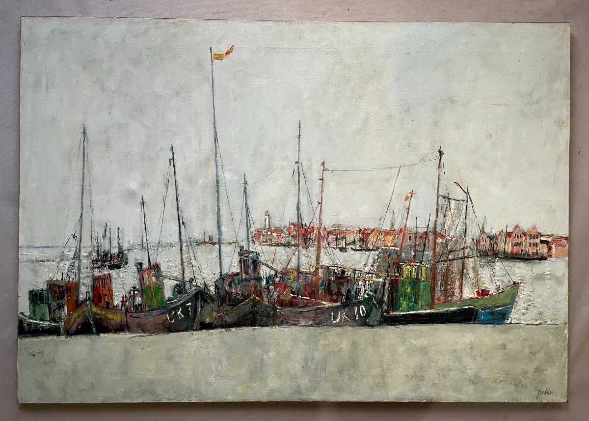 Bernard Gantner, Le Port De Urk, Hollande-photo-2