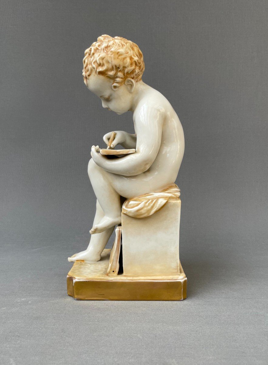 Writing After Canova, Capodimonte Porcelain-photo-4