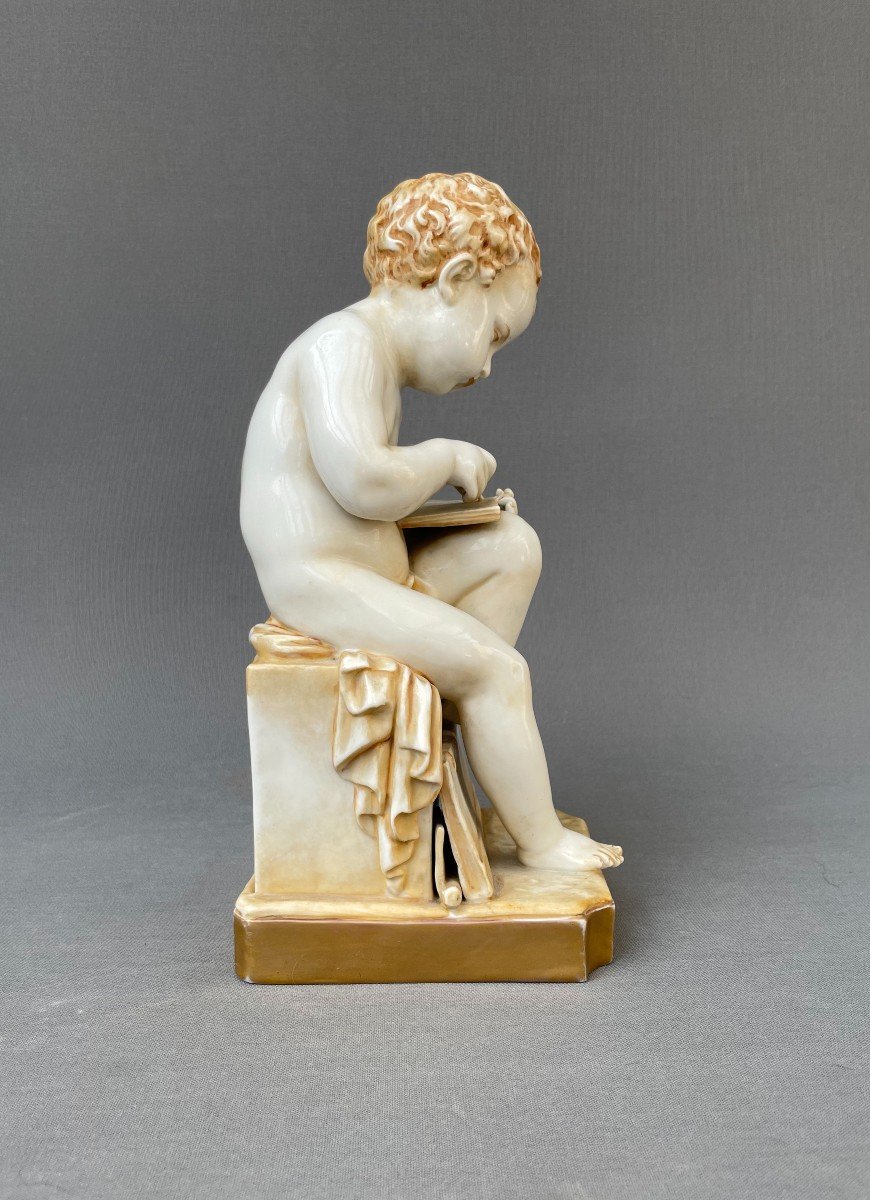 Writing After Canova, Capodimonte Porcelain-photo-2