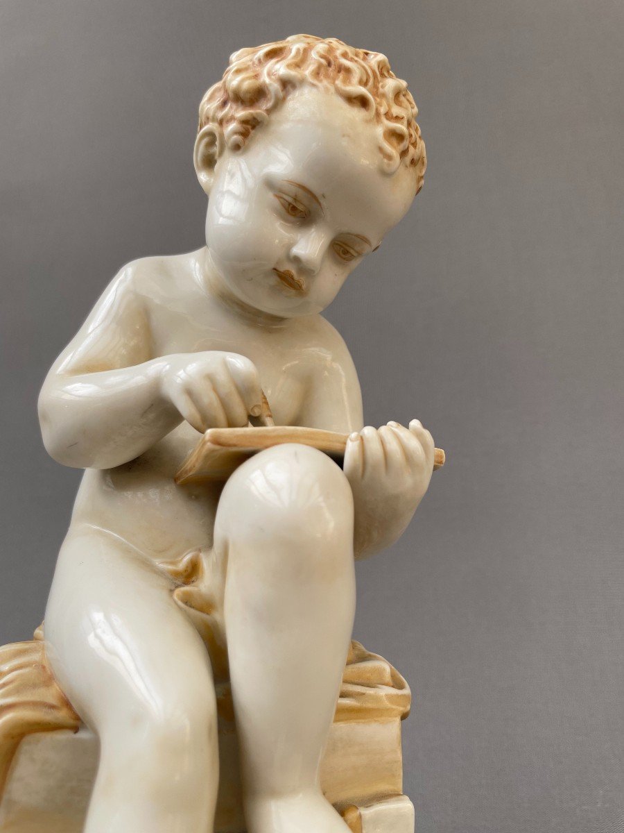 Writing After Canova, Capodimonte Porcelain-photo-4