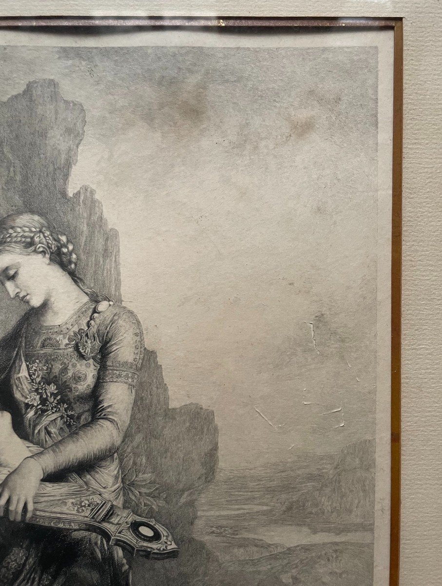 Orphée, Gravure Par Emile Sulpis d'Après Gustave Moreau-photo-2