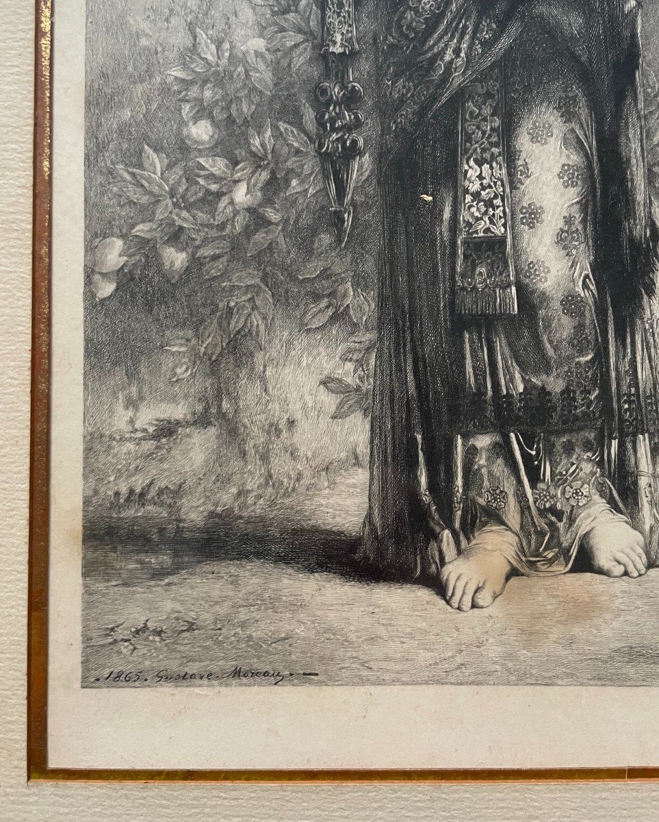 Orphée, Gravure Par Emile Sulpis d'Après Gustave Moreau-photo-5