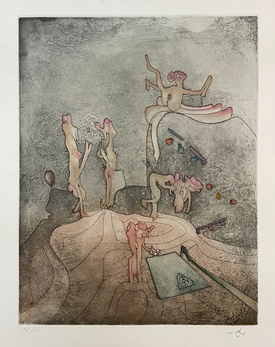 Roberto Matta, Lithographie Numérotée 34/85