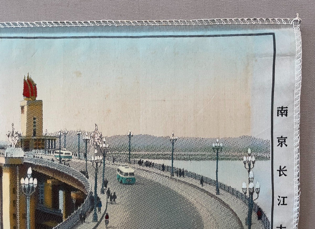 The Great Bridge Of Nanking, Chinese Embroidery-photo-3